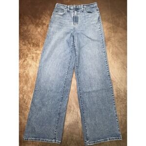 Universal Thread High Rise Everyday Wide Leg Jeans Medium Wash Denim Size 8R